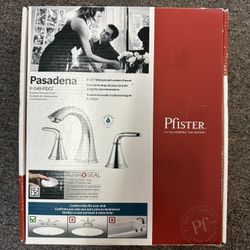 Pfister Pasadena 8”-20” Widespread Bathroom Faucet (New, No Stopper) - Chrome