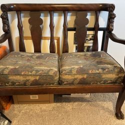 1880's To 1900 Antique Loveseat