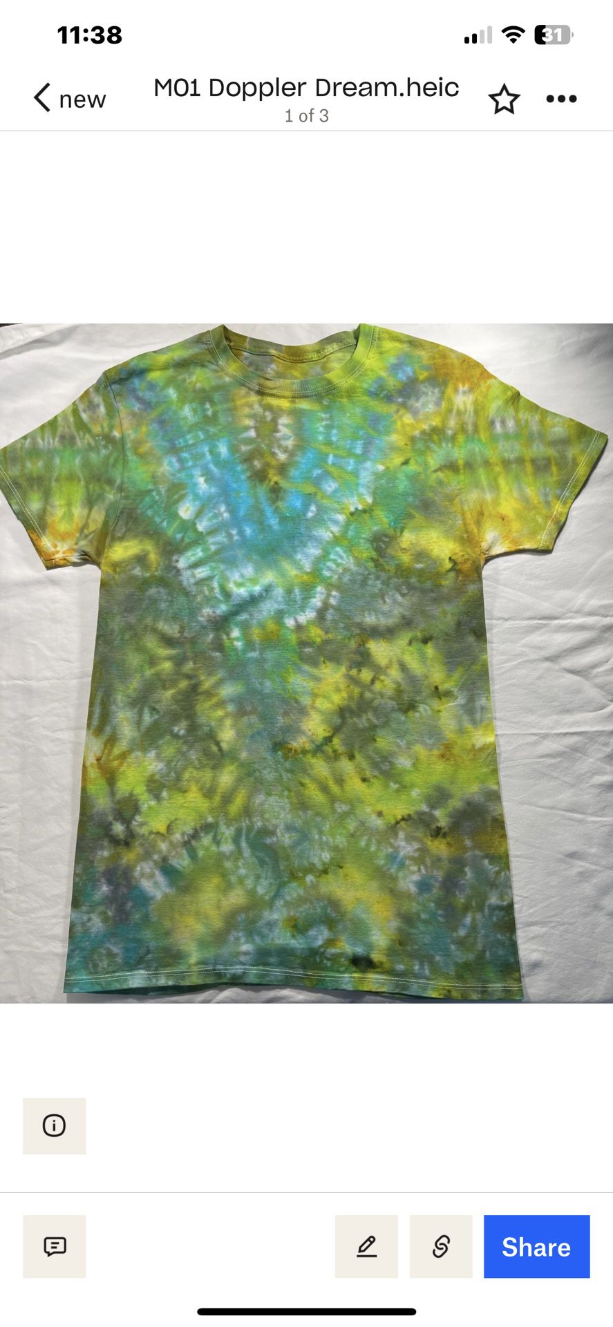 M01 NEW! Doppler Dream tie dye shirts