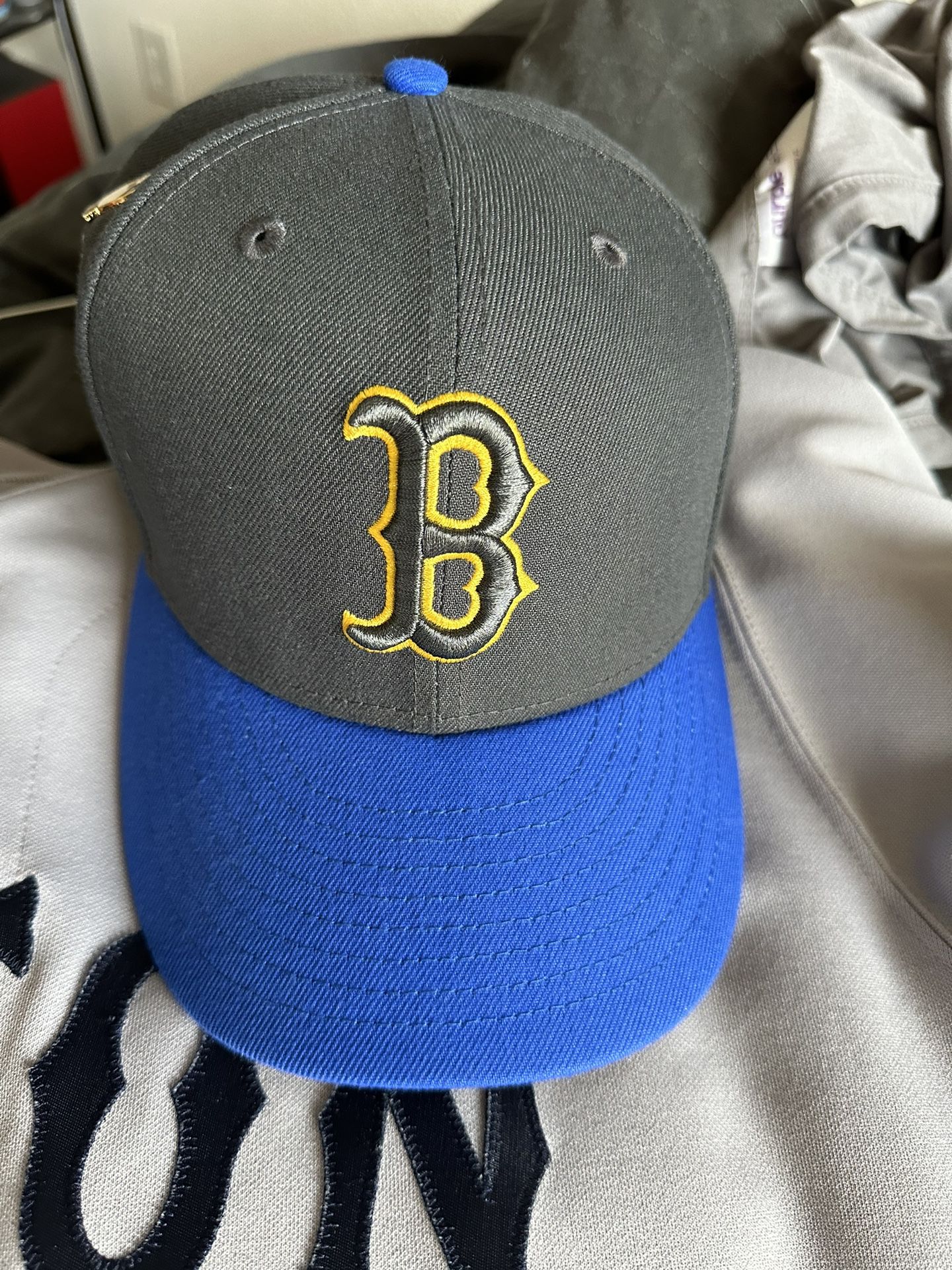 boston red sox hat blue and yellow