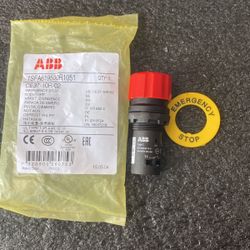ABB EMERG STOP 2 NC 22MM