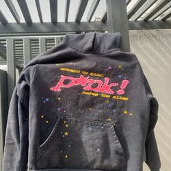 Black And Pink Spider Hoodie
