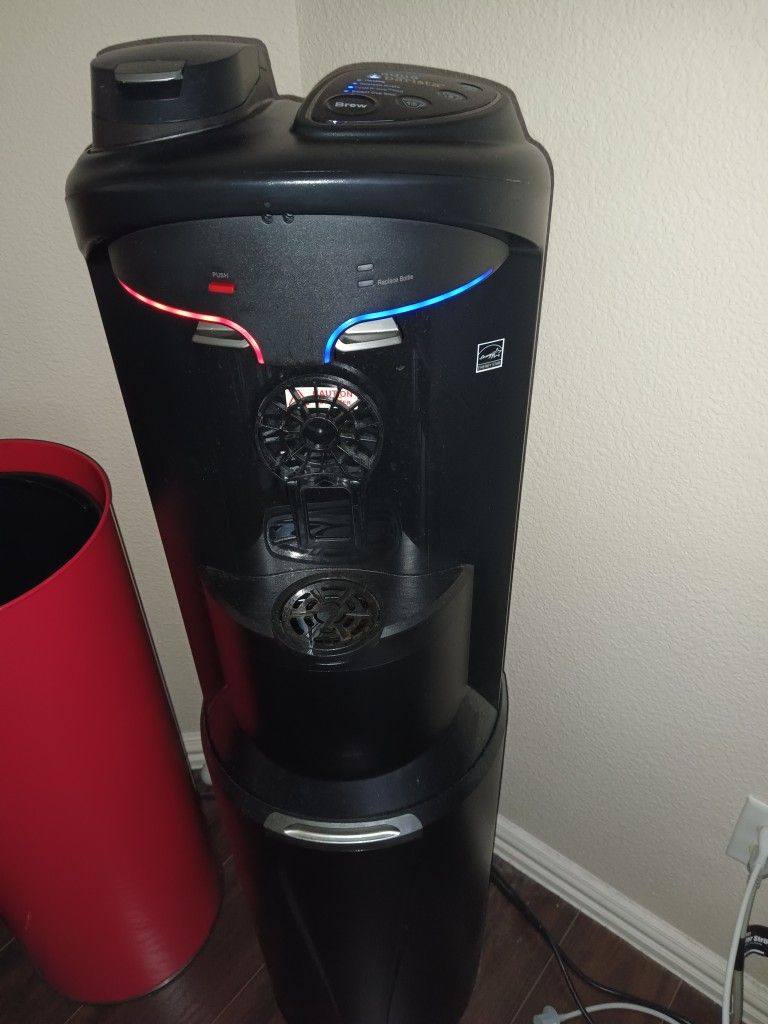 Aqua Barista Water Cooler and Keurig 