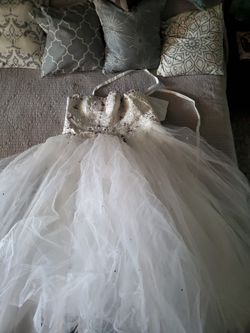 Quinceneara Dress With Purple Butterflies.
