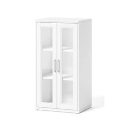 Style Selections Lana 21-in W x 16-in D x 40.2-in H White Solid Wood closet tower (With 2 Shelves)