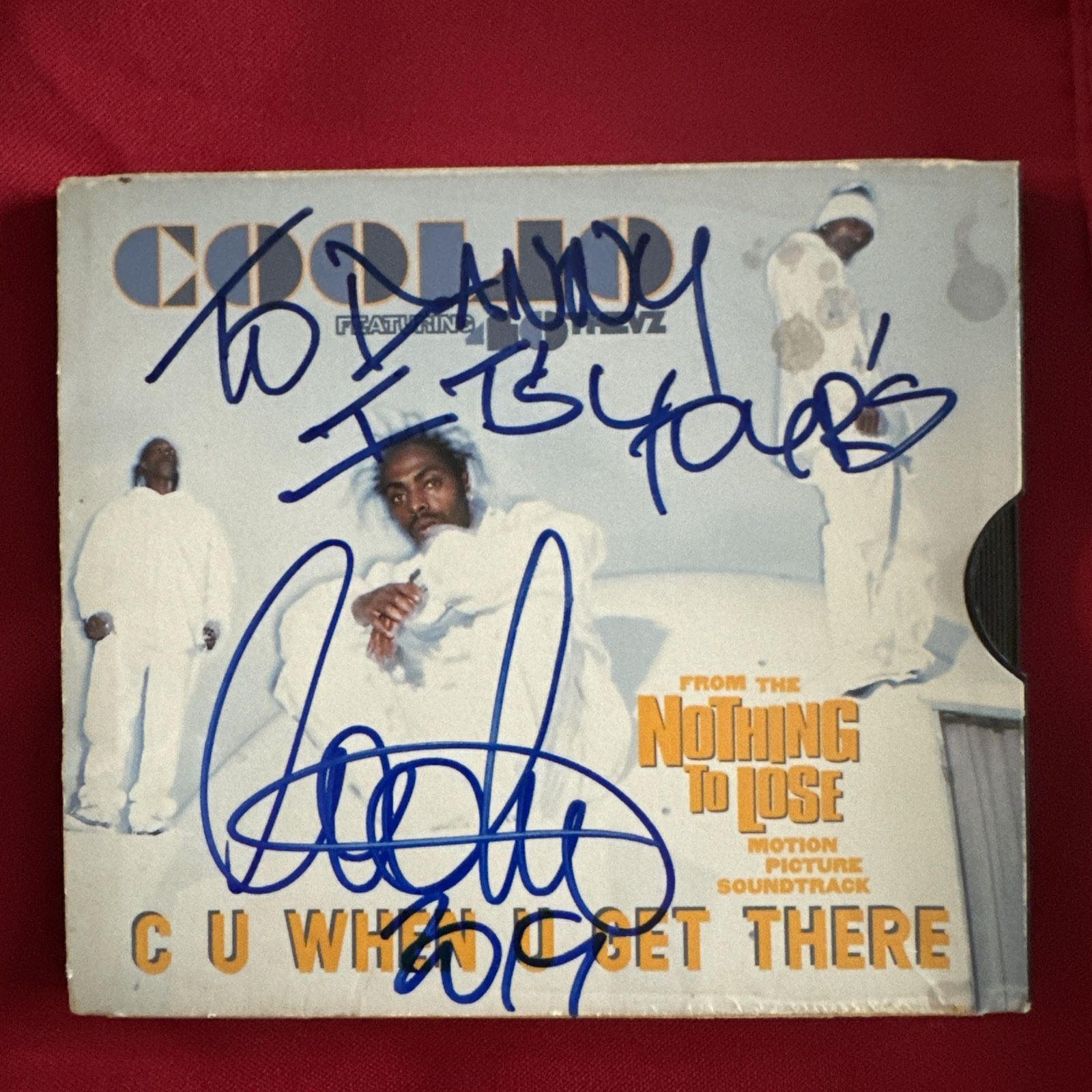 Coolio Signed Autographed & Inscribed CD C U When U Get There Hip Hop