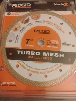 Rigid 7inch Turbo Mesh Saw Blade