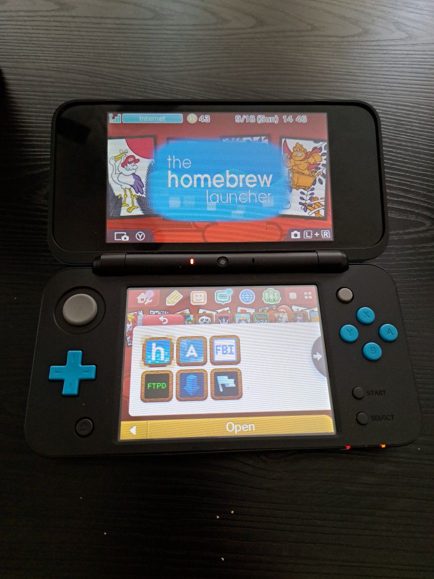 Modded Nintendo New 2DS Console 150+ 3ds Games
