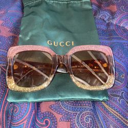 Brand New Gucci Sunglasses Authentic With Case And Cleaning Cloth .. Retails For Over $400 