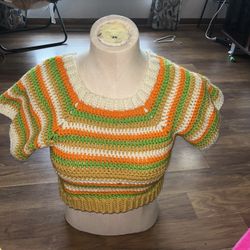Handmade crochet shirt