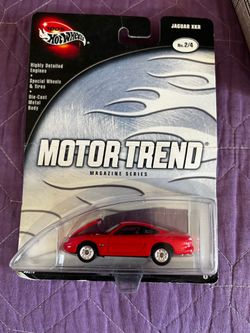 2002 Vintage Hot Wheels Motor Trend Magazine Series Jaguar XKR