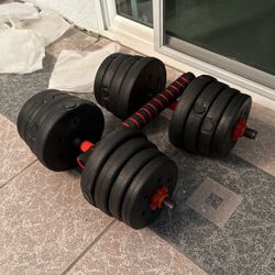 Adjustable Dumbell / Barbell Kit