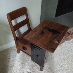 Antique schooldesk