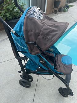 Chicco Baby Stroller – Grey & Teal– $60 OBO