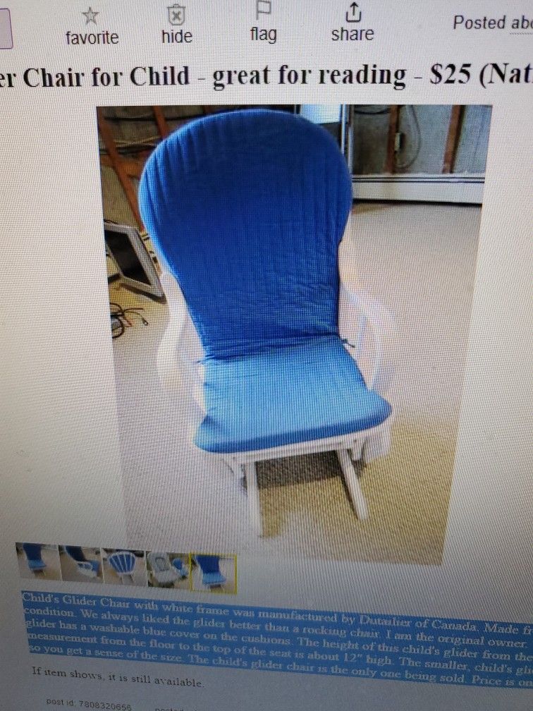 Glider Rocker Chair For Child
