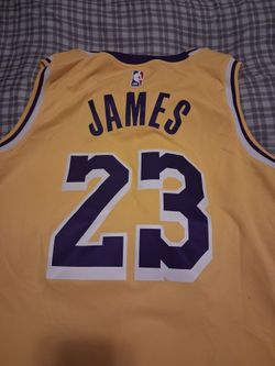 LeBron James Lakers Home Jersey XL