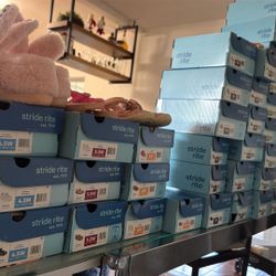 Lot Of Stride Rite Girl Shoes (Little Kid Sizes)
