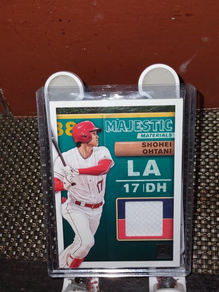 2019 DONRUSS SHOHEI OHTANI JERSEY PATCH CARD $99$ OBO