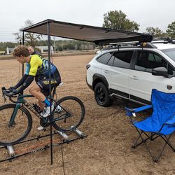 Thule Aero Crossbars, CVT Awning, Thule bike trays
