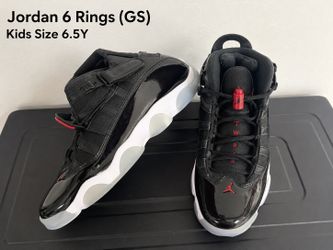 Jordan 6 Rings Kids 6.5Y – Black/Red