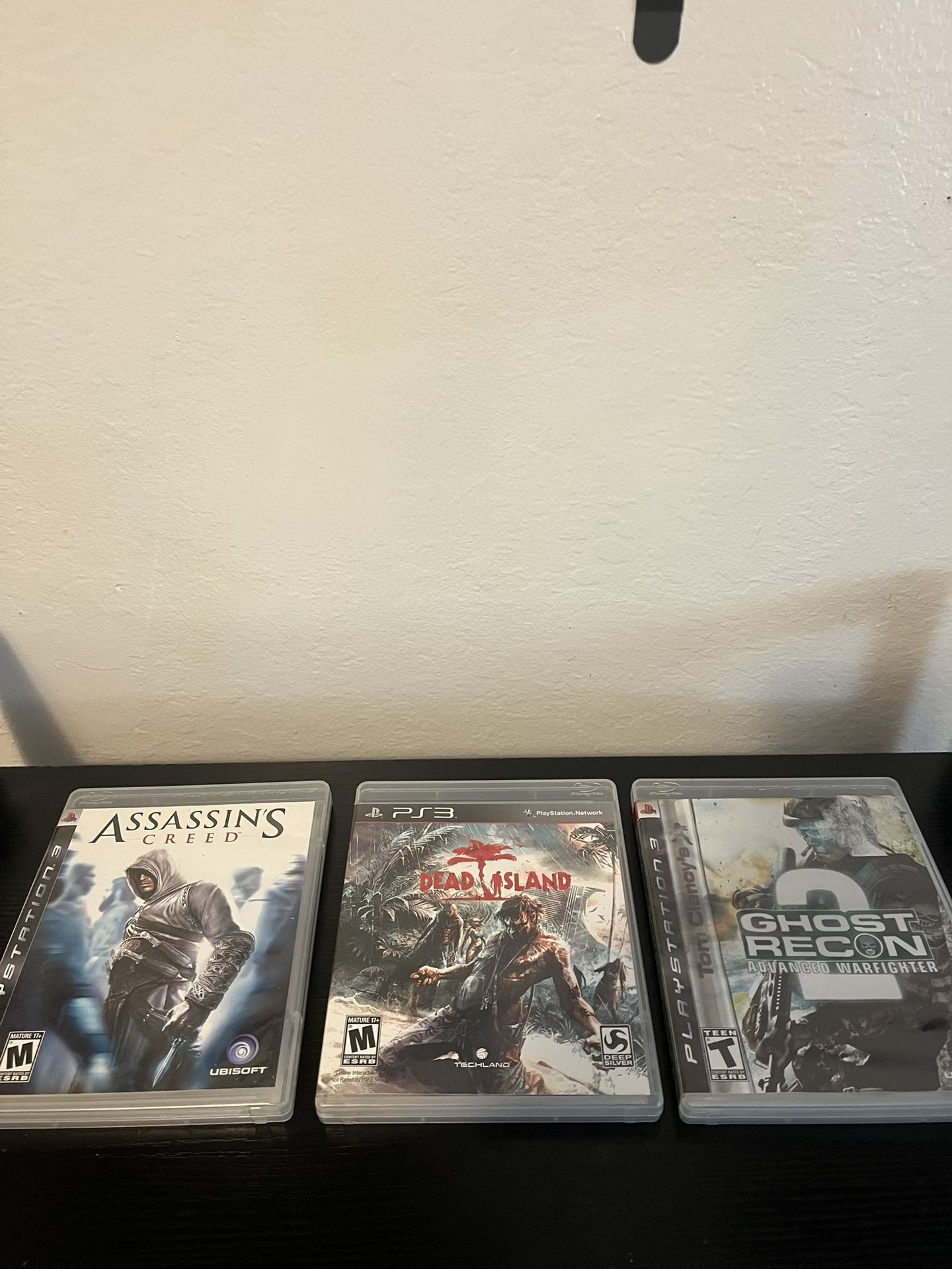 PS3 Games Assassins Creed Ghost Recon Dead Island