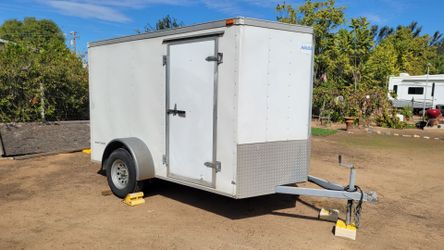 6 by 10 .. 6 ft ceiling enclosed Cargo Trailer