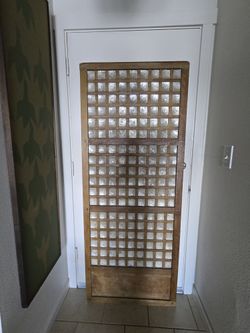 Vintage Capiz Shell Screen 6'x 28.5" x 1.5"