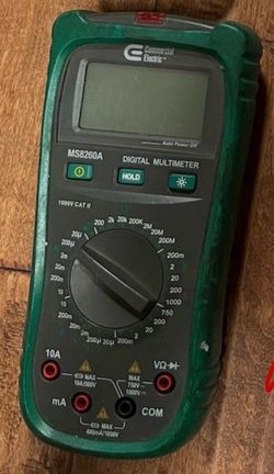 Commercial electric MS8260A digital multimeter