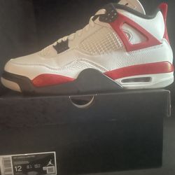 Jordan 4 Red Cement Size 12