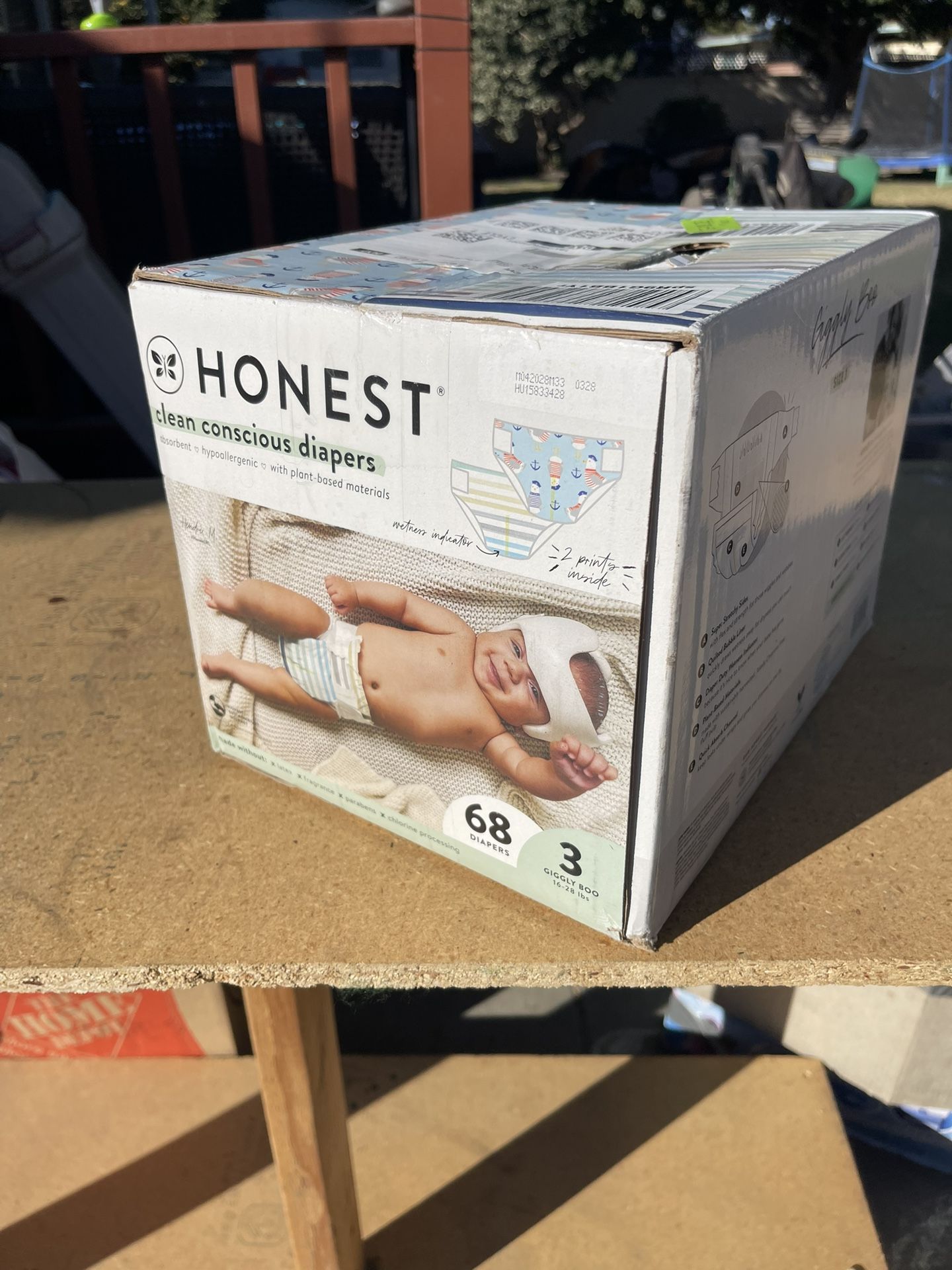 Honest Diapers Size 3