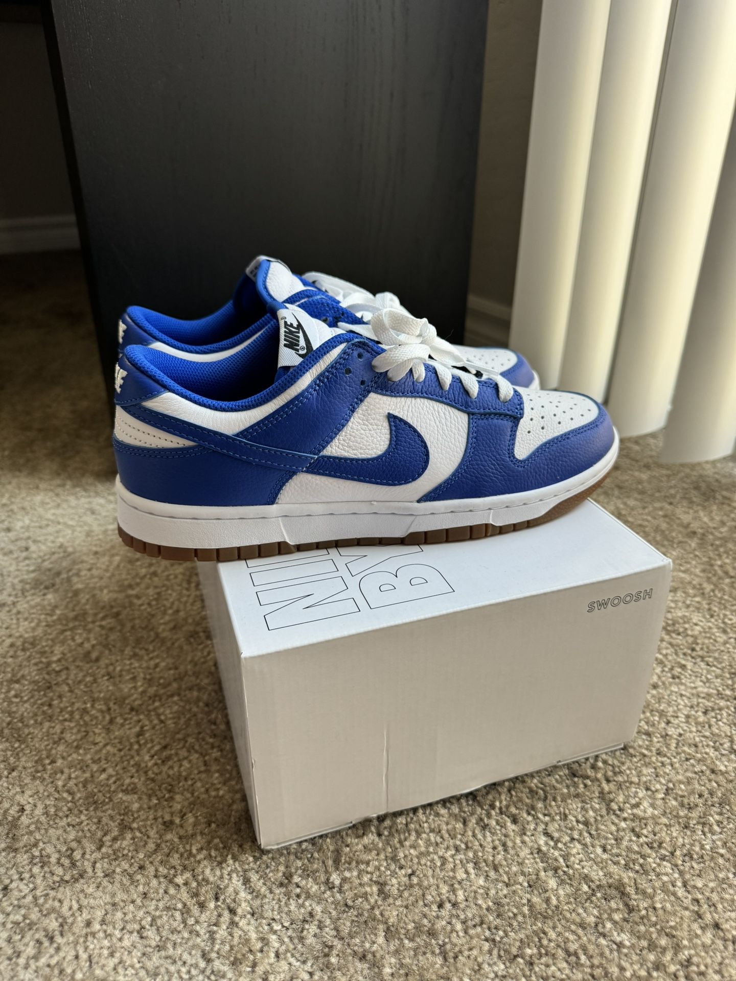 Nike Dunk Low By You Royal Blue/White (Gum Sole). Made with...