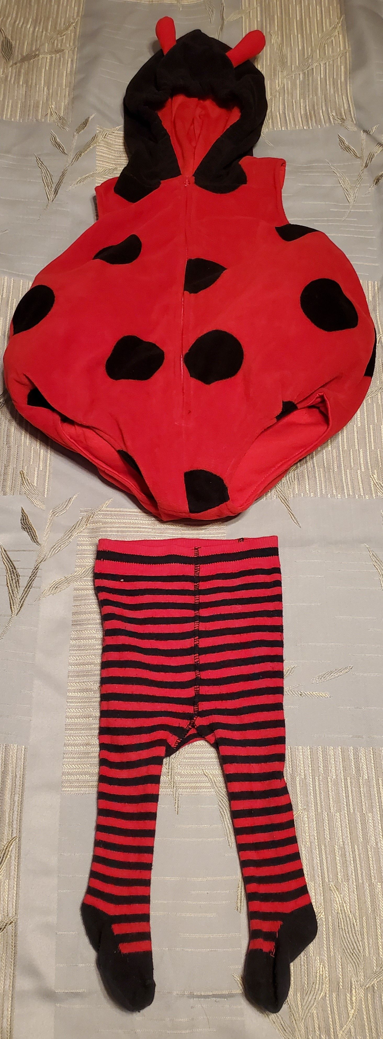 CARTER'S LADYBUG COSTUME WITH LEGGINGS 24M