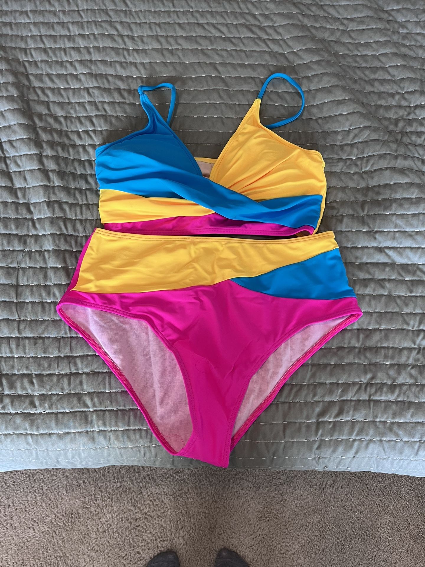 high waisted bikini