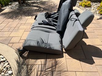 2017 Tacoma Rear Seats with covers