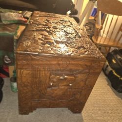 Antique hand carved.