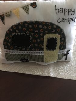 Happy camper pillows
