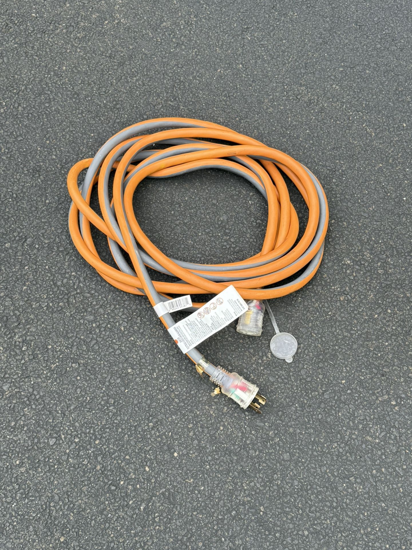 Generator Power Cord - Rigid 25 ft. 10/4 Heavy Duty Outdoor L14-30 Amp