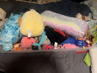 Bin Of Stuffed Animals