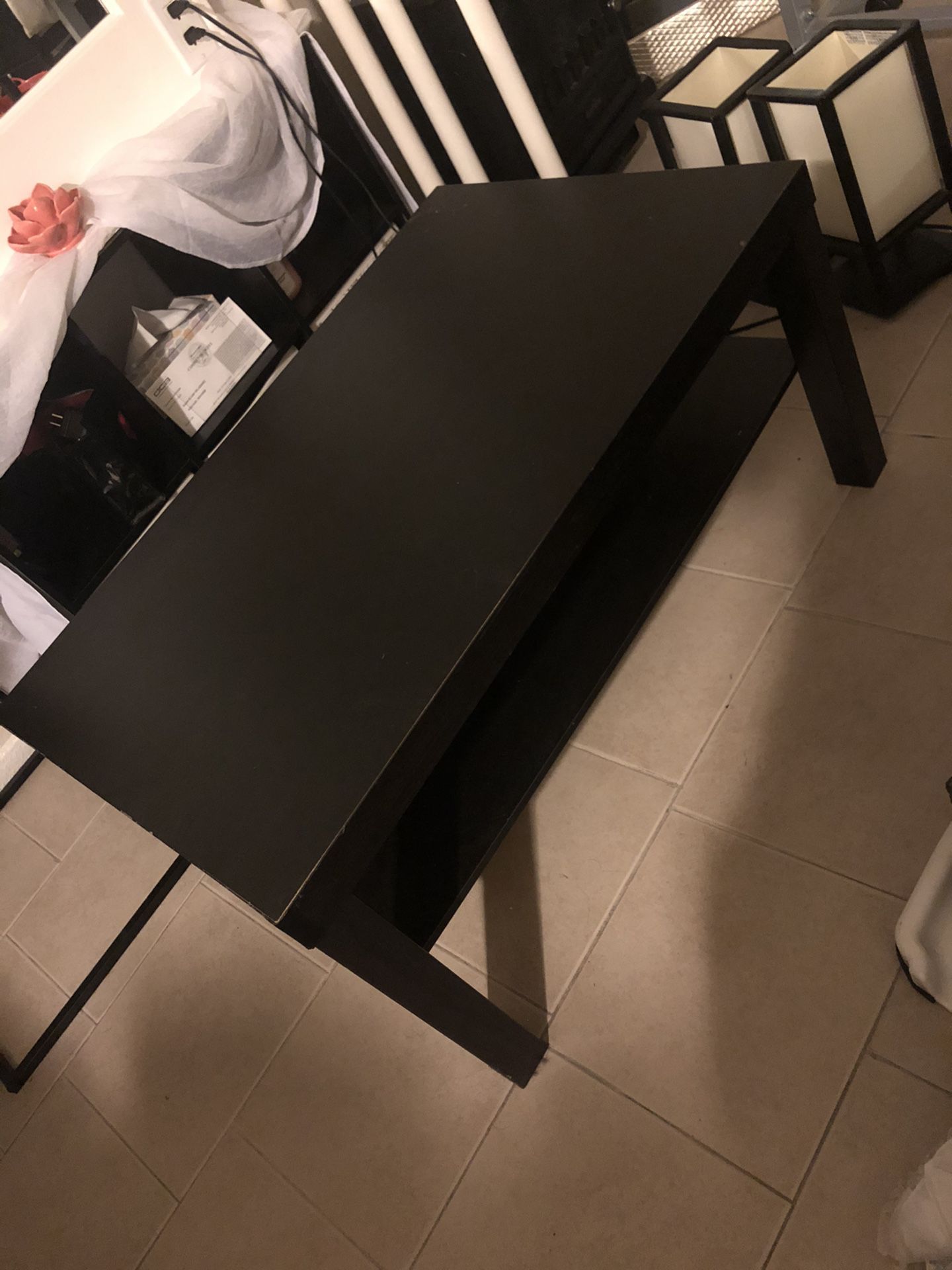 IKEA black coffee table