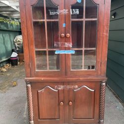 Corner China Cabinet