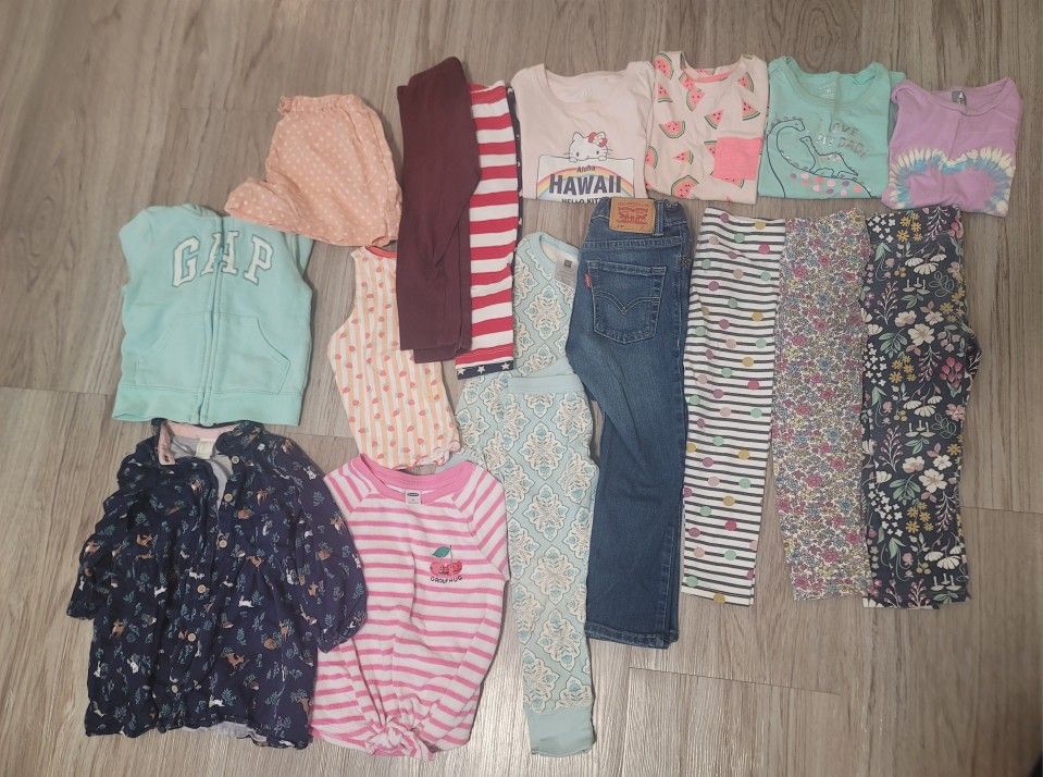 Lot Of Todder Girl Clothes 2T And 3T