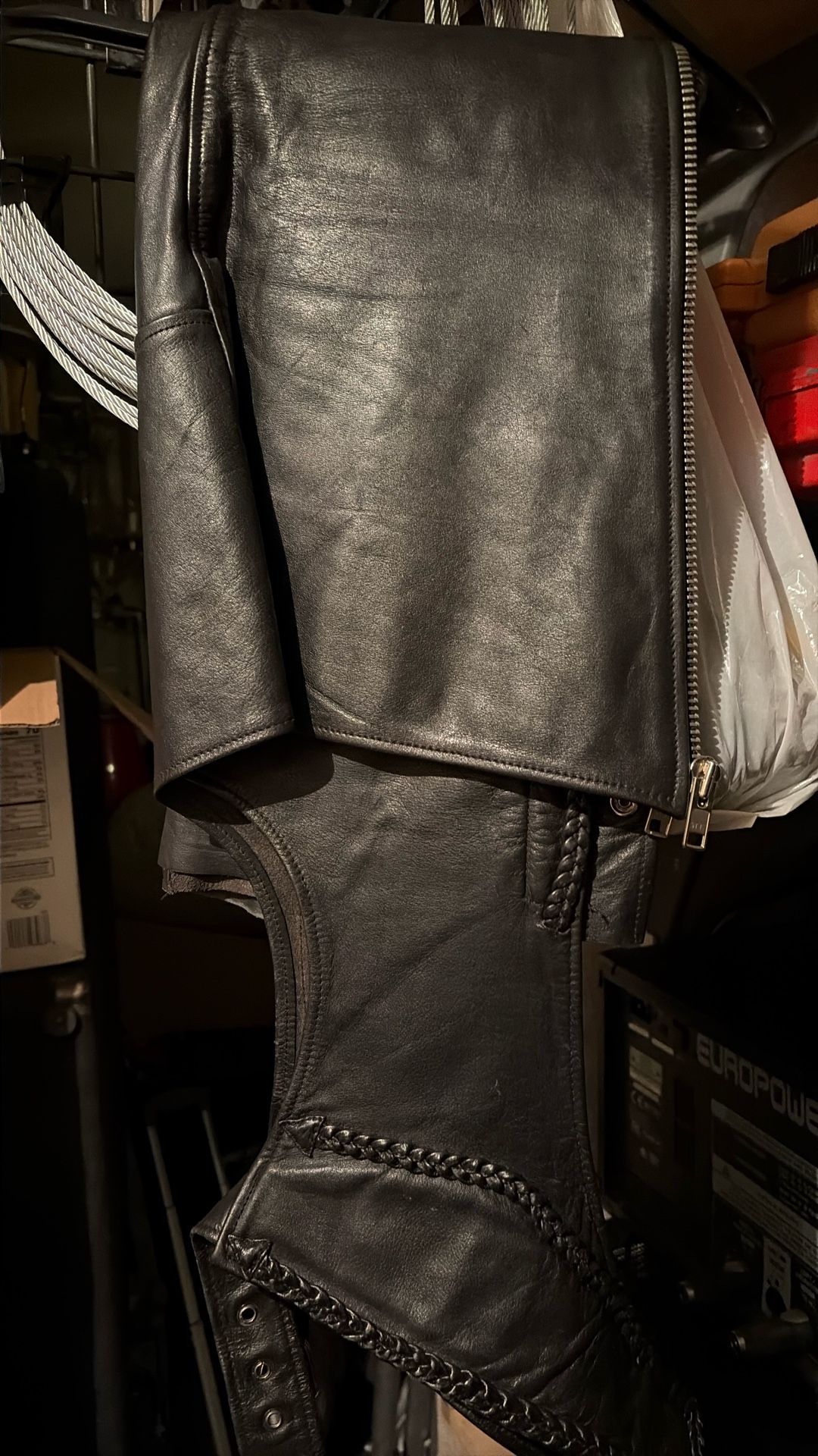 Chaps W Braided Waist 