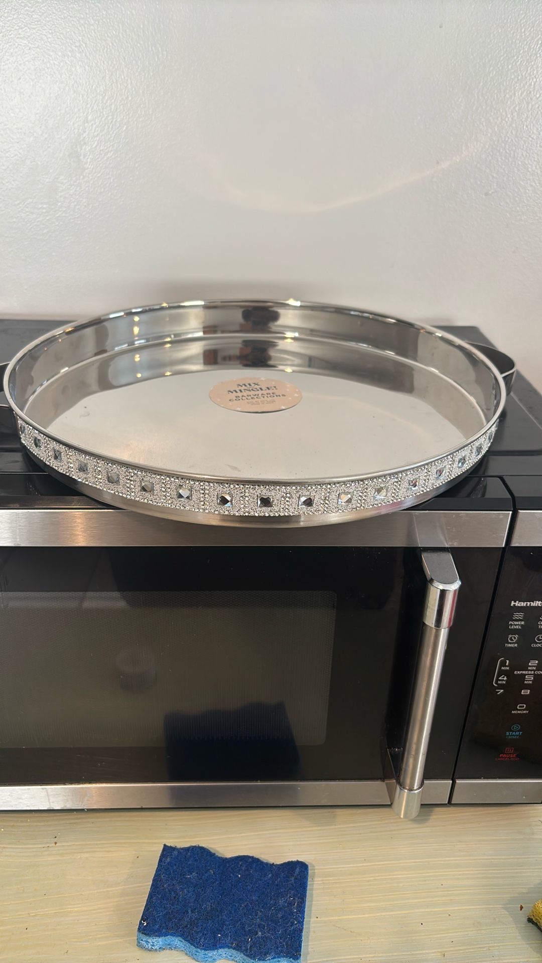 Decorative serving tray