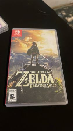 Zelda Breath of the Wild Nintendo Switch game