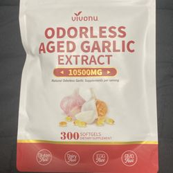 VivoNu Aged Garlic Extract, Odorless Garlic
