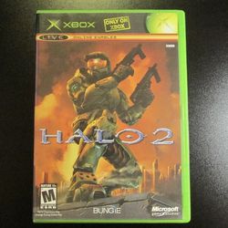 Halo 2 Microsoft Xbox, 2004 CIB Complete in Box w/ Manual 