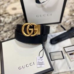 New Gucci Belt Reversible With Box