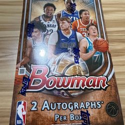 2025-26 Topps Bowman Basketball Hobby Box