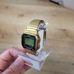 Supreme timex watch gold