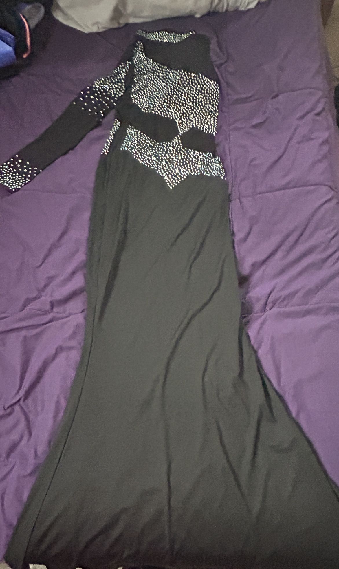 Black And Silver Dress